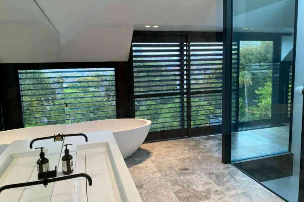 Bathroom window treatments