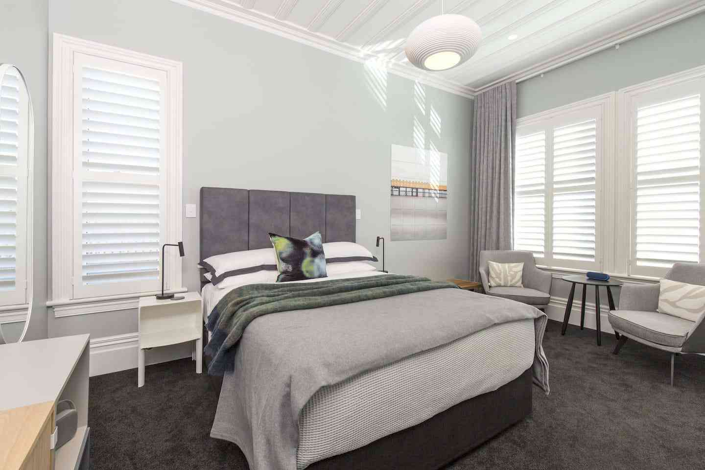 Bedroom Shutters Bed