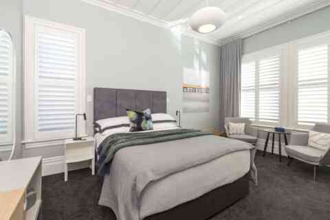 Bedroom Shutters Bed