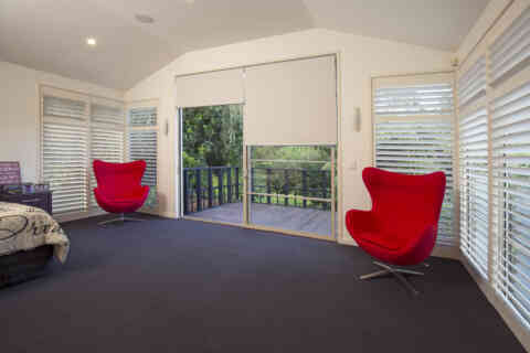 Blockouts Red Armchair