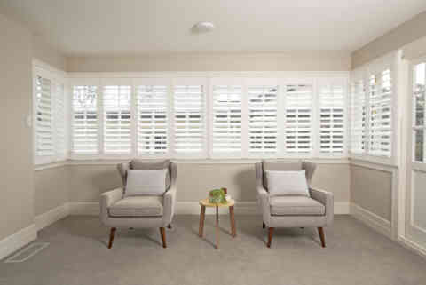 Lounge Shutters White
