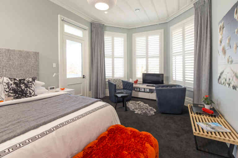 Bedroom SHUTTERS curtains