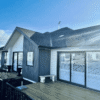 plantation shutters on house exterior