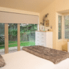 Cordless living room blinds
